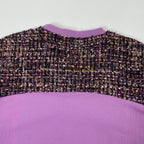 ANIMAGEMELLA / ツイード切替スウェット 未使用品 参考定価：23,000+tax SIZE:M