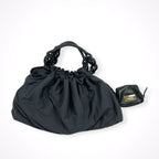 EMPORIO ARMANI / ギャザーボールハンドバッグ 参考定価：100,000程度