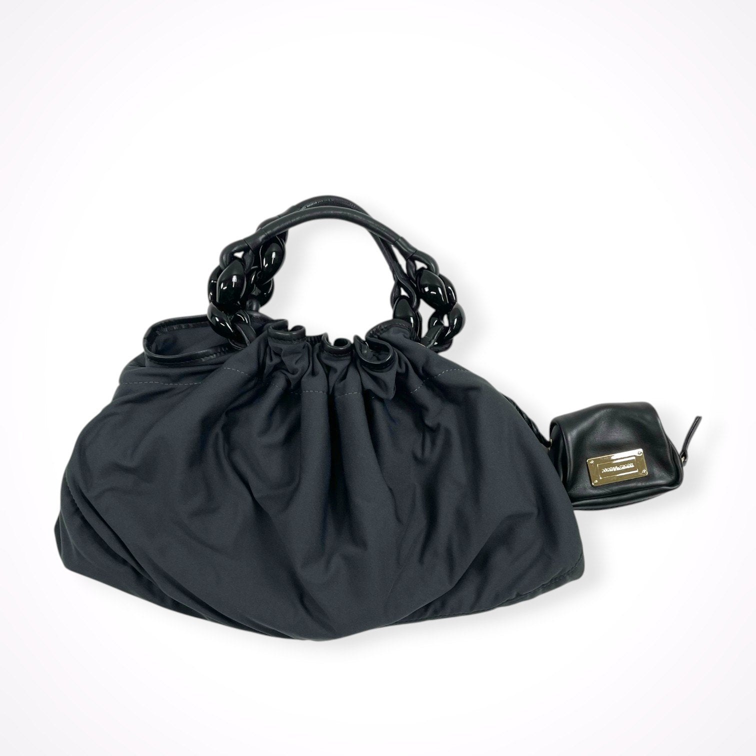 EMPORIO ARMANI / ギャザーボールハンドバッグ 参考定価：100,000程度