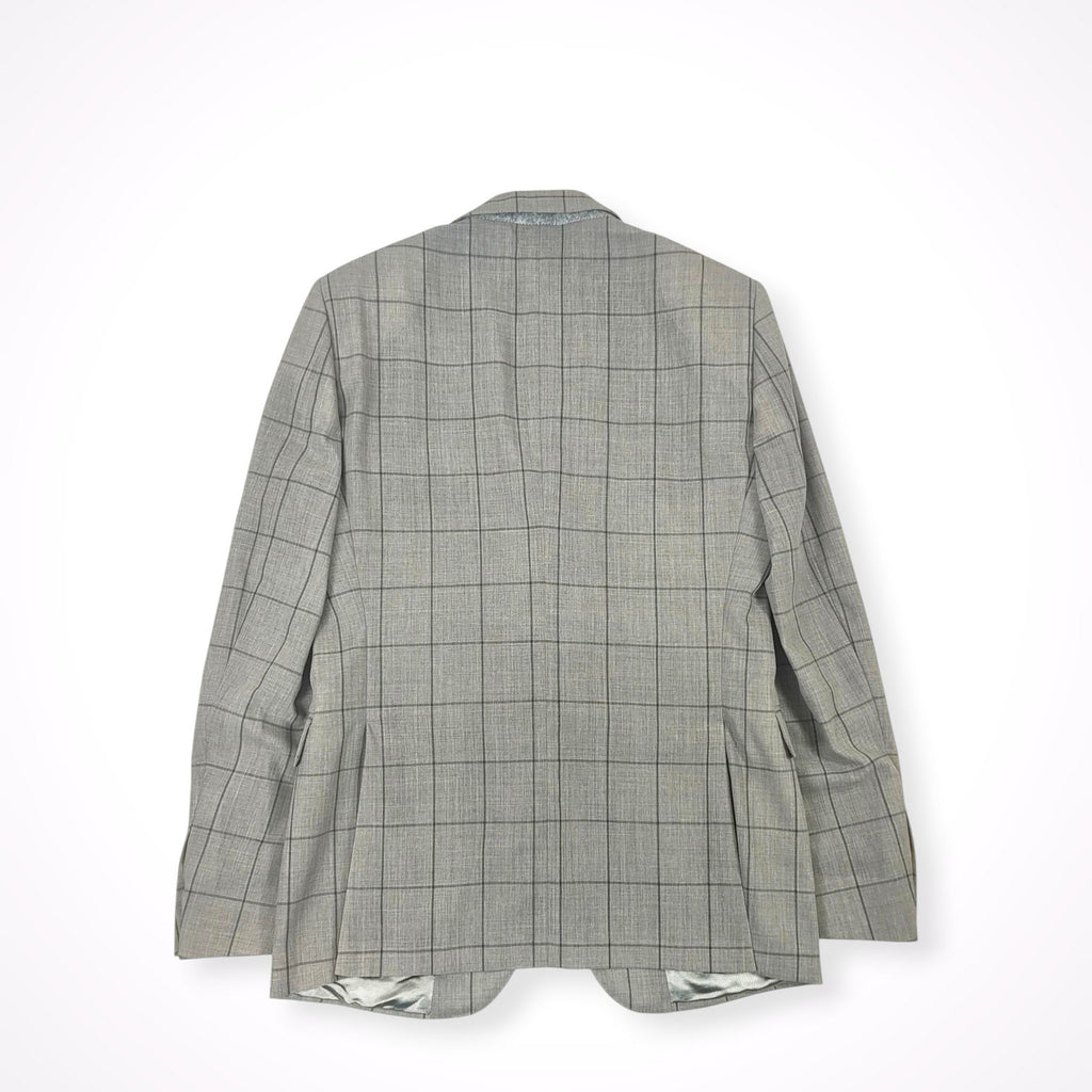 CC COLLECTION CORNELIANI / バージンウール チェック柄スーツ 参考定価：160,000程度 SIZE:46