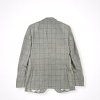 CC COLLECTION CORNELIANI / バージンウール チェック柄スーツ 参考定価：160,000程度 SIZE:46