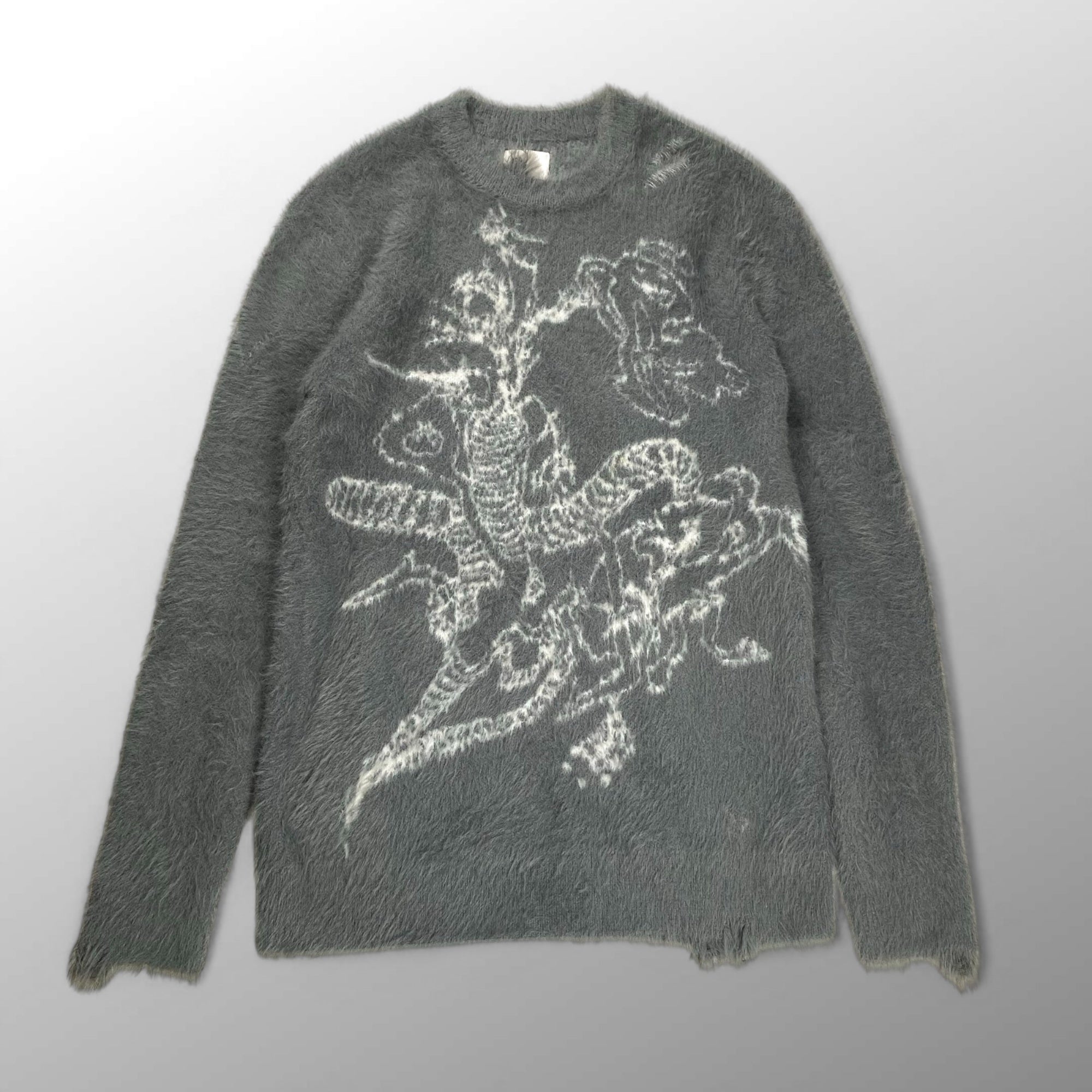 NUTEMPEROR ヌートエンペラー ナットエンペラー / Vegetable Project モヘアニット グレー SIZE：2