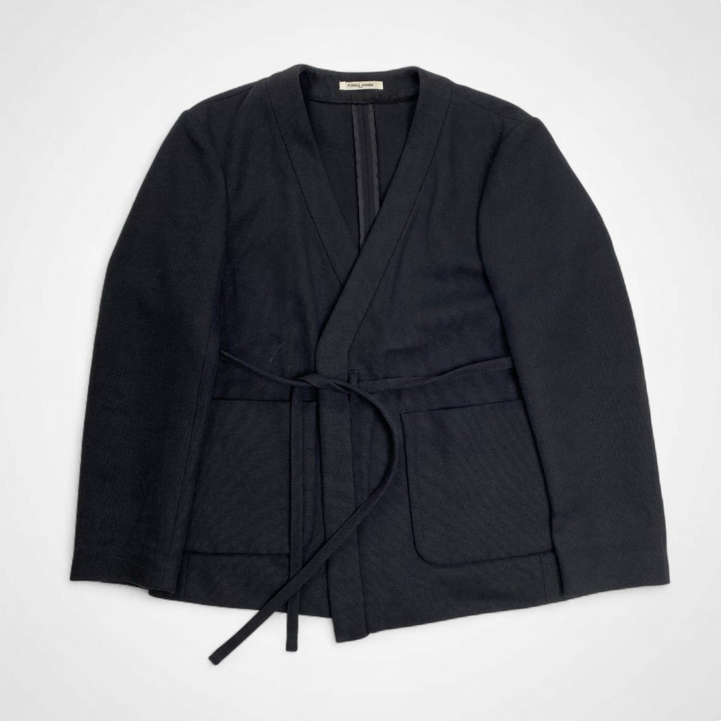 FUMIKA UCHIDA フミカ ウチダ / COTTON/LINEN NO COLLAR JACKET ノーカラージャケット SIZE:36