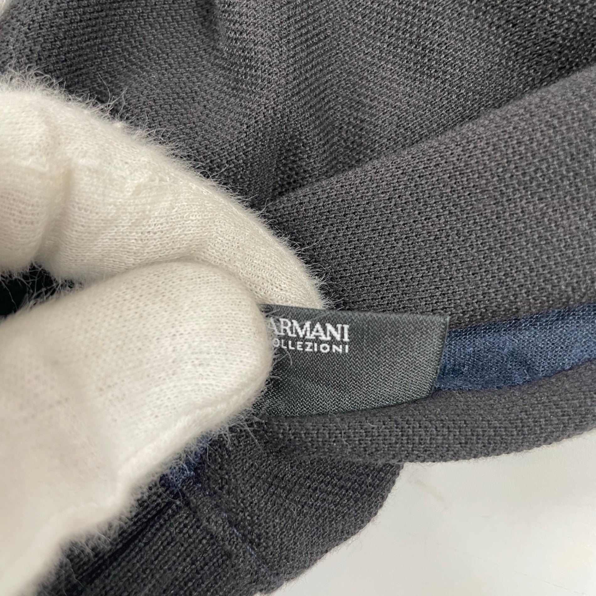 ARMANI collezioni / バイカラージップブルゾン 参考定価：80,000程度 SIZE:XS