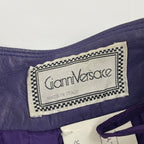 Gianni Versace / レザーハーフパンツ 参考定価：200,000程度 SIZE:W68