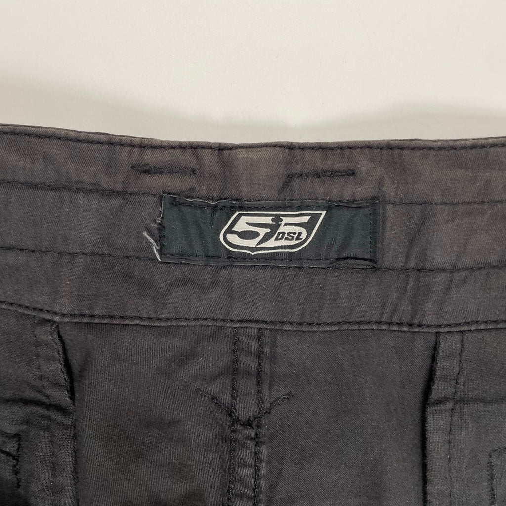 55 DSL フィフティーファイブ ディーゼル / フェードコットンギミックパンツ ブラック SIZE：W90cm