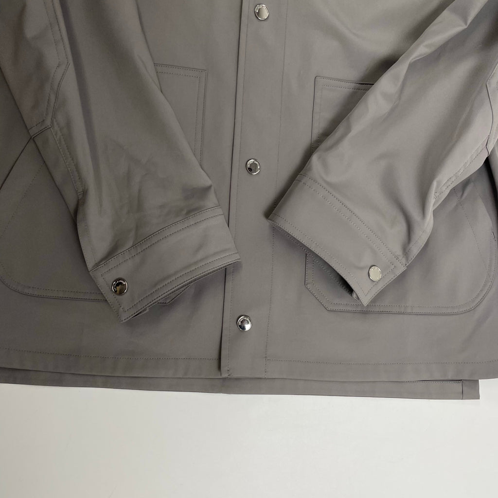 EMPORIO ARMANI エンポリオ アルマーニ / フード付シャツジャケット グレー SIZE:46