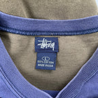 stussy ステューシー / ヴィンテージリフレクターボーダーTEE 紺タグ USA製 ショーンフォント SIZE:L