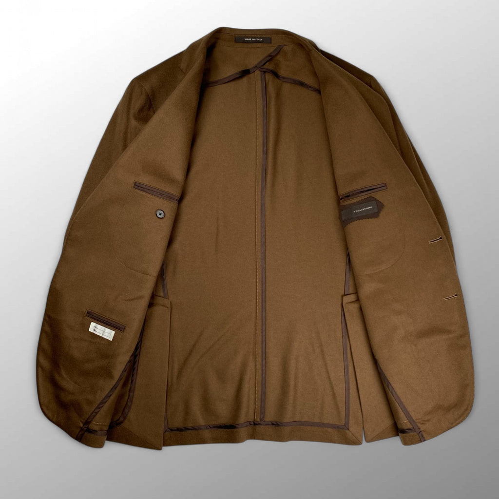 【美品】 TAGLIATORE タリアトーレ / MONTECARLO カシミアサキソニージャケット カシミヤ100％ 参考定価：195,000+tax SIZE：50（L程度）