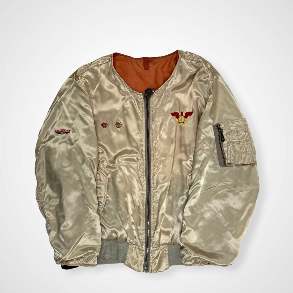 VINTAGE ヴィンテージ / 〈MIDWEST〉MA-1サンプリングスーベニアジャケット SIZE:XL
