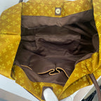 russet ラシット / 総柄ハンドバッグ レザーハンドル