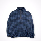 everyone / houndstooth snap pullover fleece 参考定価：32,000+tax SIZE:L