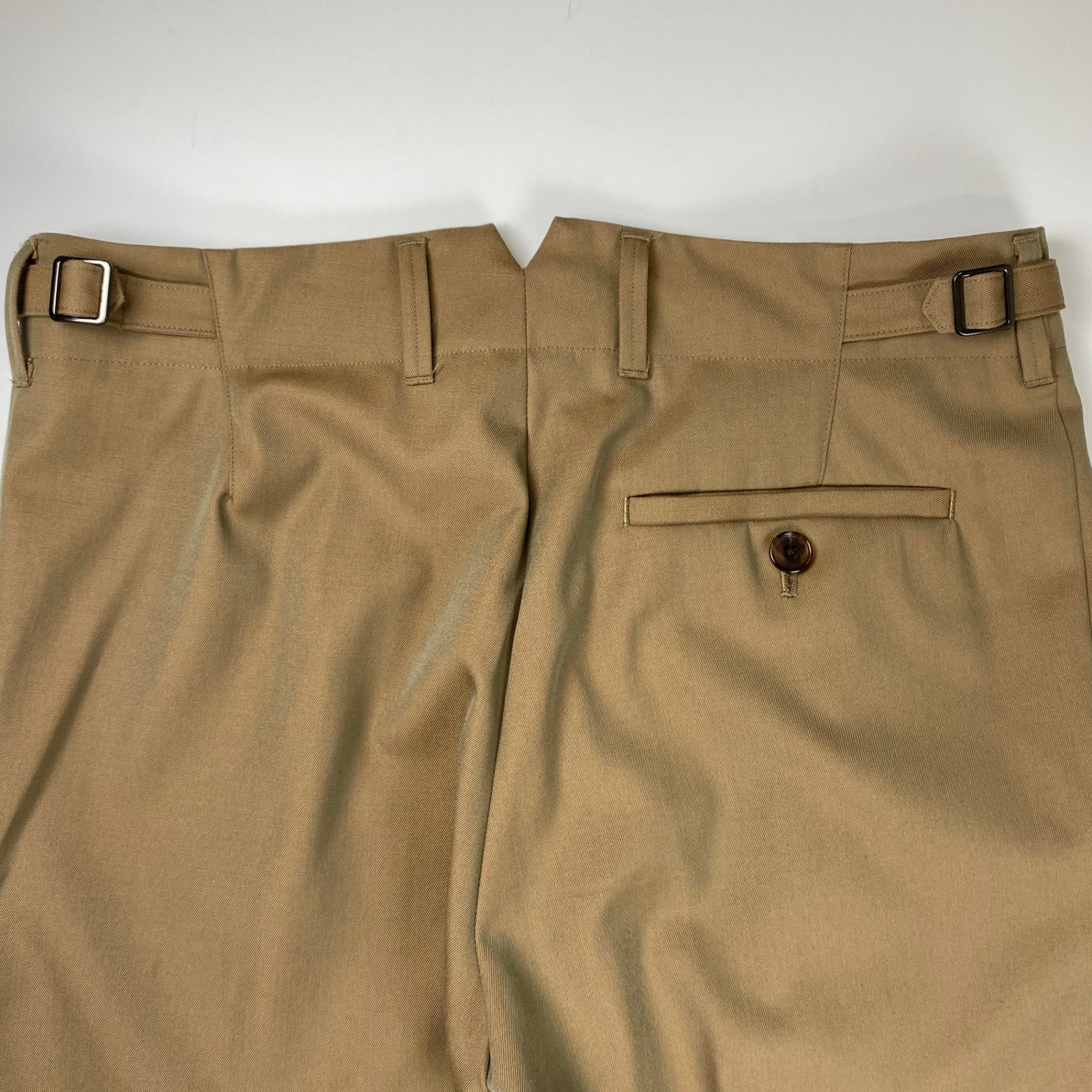 CABaN キャバン / ウールギャバジンツイル 1タックストレートパンツ 参考定価：38,000+tax SIZE:L