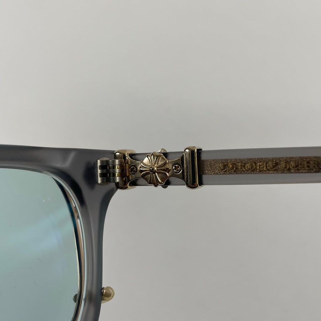 CHROME HEARTS / PUMP MEアイウェア＆クリップオン ケース付 度なしカラーレンズ付 SIZE:51□21-153