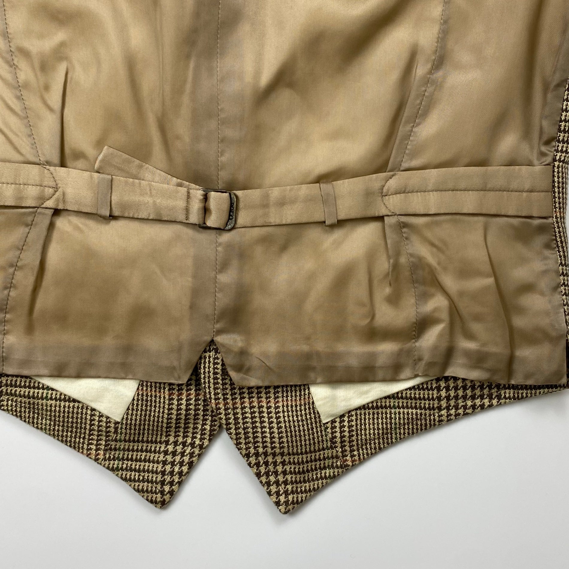 【HARITAGE ICON】 Polo by Ralph Lauren ポロ バイ ラルフローレン / リネン100％ ツイードベスト ジレ 参考定価：70,000程度 SIZE：36S