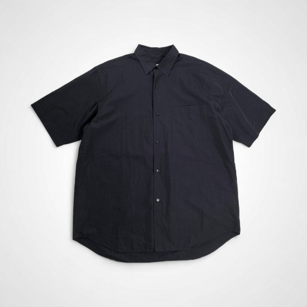 COMOLI コモリ / コモリショートスリーブシャツ ブラック 美品 R01-02008 SIZE:1