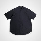 COMOLI コモリ / コモリショートスリーブシャツ ブラック 美品 R01-02008 SIZE:1