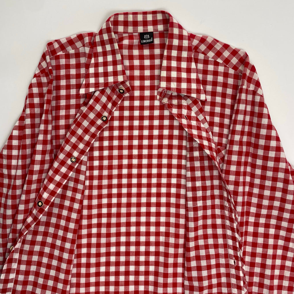 VINTAGE ヴィンテージ / 70s 【LINCRON】 ユーロヴィンテージシャツ SIZE:L程度