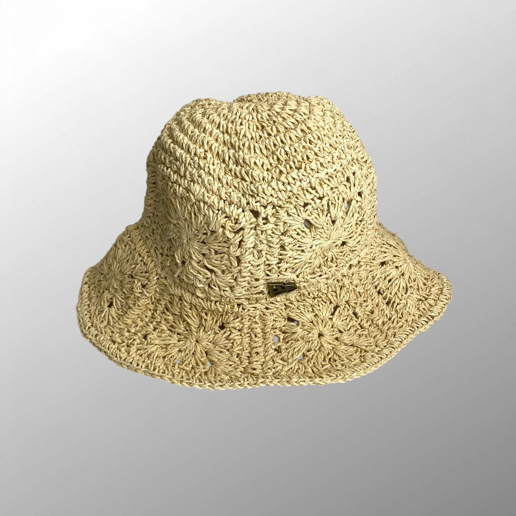 NEW ERA ニューエラ / ADVENTURE WIDE BRIM PAPER HAT ペーパーハット ロゴ付 SIZE：L/XL