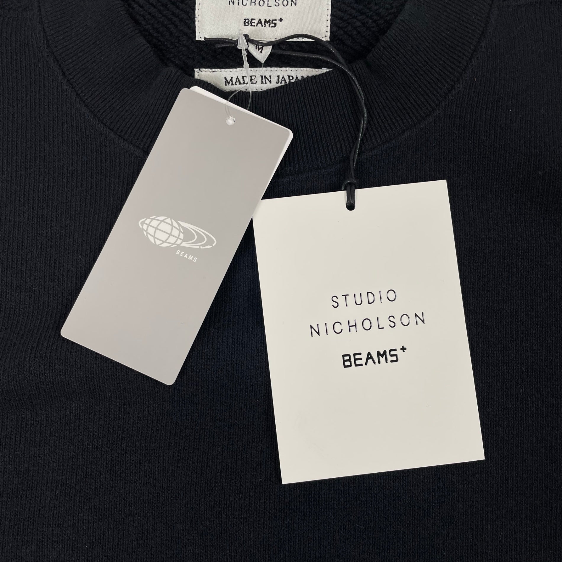 STUDIO NICHOLSON × BEAMS PLUS スタジオニコルソン ビームスプラス / GOLIGHTLY JERSEY SWEAT タグ付 参考定価：33,000+tax SIZE:M