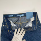 DENNY ROSE / 格子柄Fパールデニム 参考定価：32,000+tax 未使用品 SIZE:26
