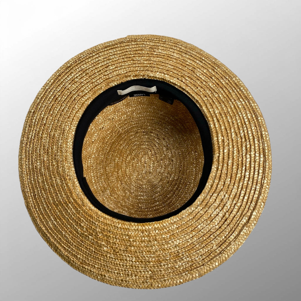 COMESANDGOES / カンカン帽 麦わら帽子 Lサイズ