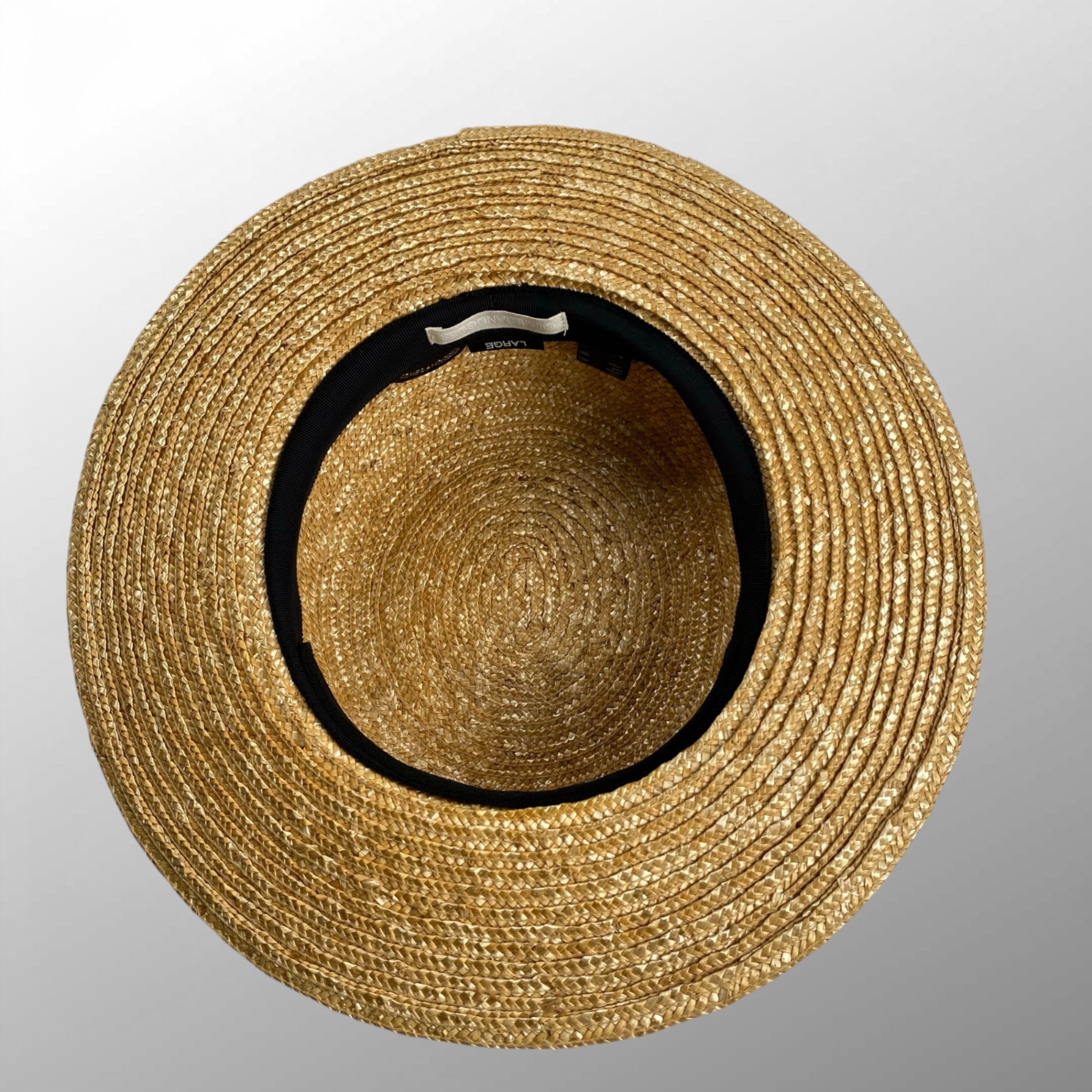 COMESANDGOES / カンカン帽 麦わら帽子 Lサイズ