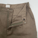 NUMBER NINE ナンバーナイン / PEツイルウエストコードワイドパンツ オリーブ 参考定価：12,000+tax SIZE:3