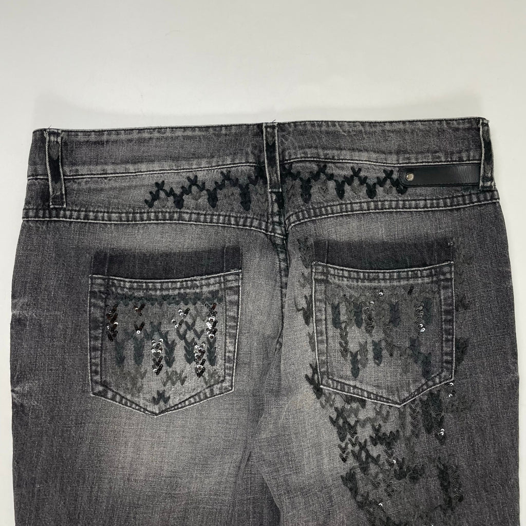 ERMANNO SCERVINO / ビジューデザインデニムパンツ 参考定価：110,000程度 SIZE:42