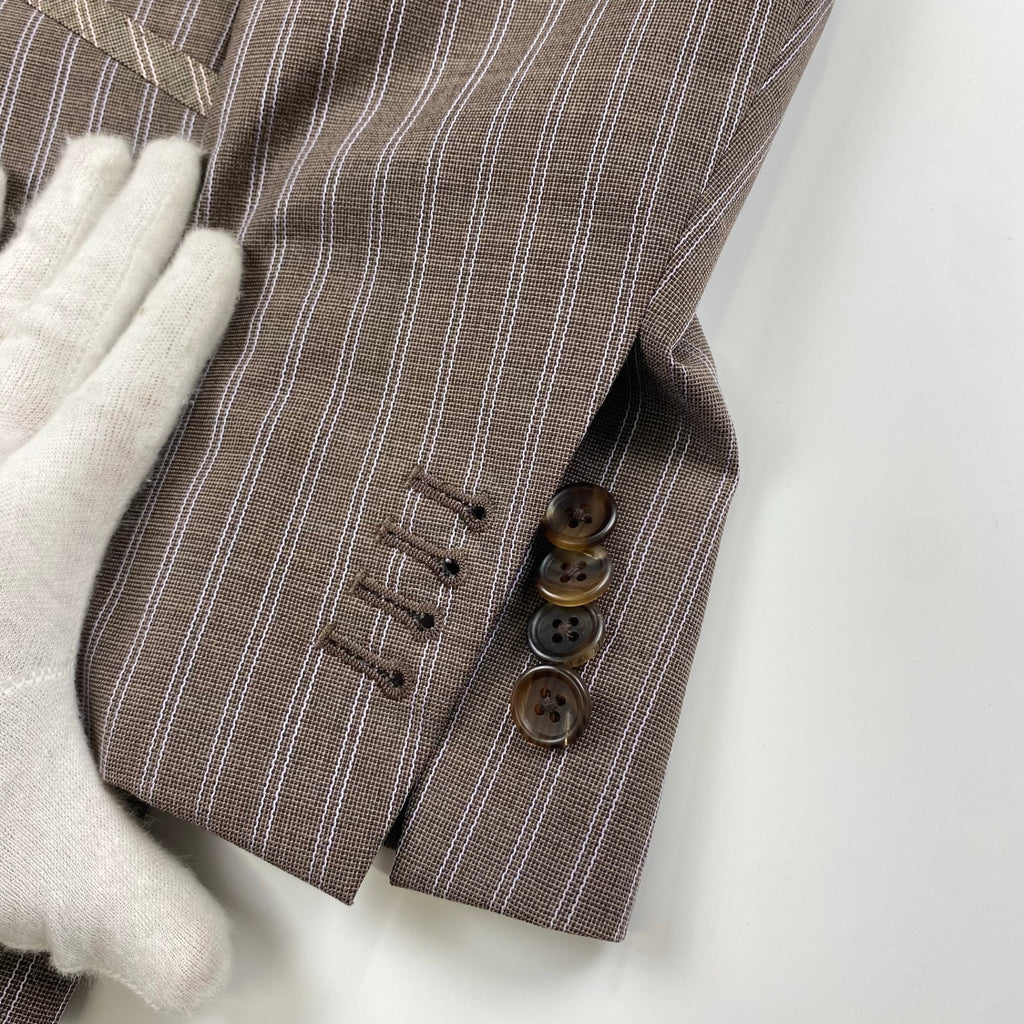 【スペシャル】Paul Smith COLLECTION ポールスミスコレクション / ウール×シルク デザインスーツ MK.134004 MD,2581 SIZE:L