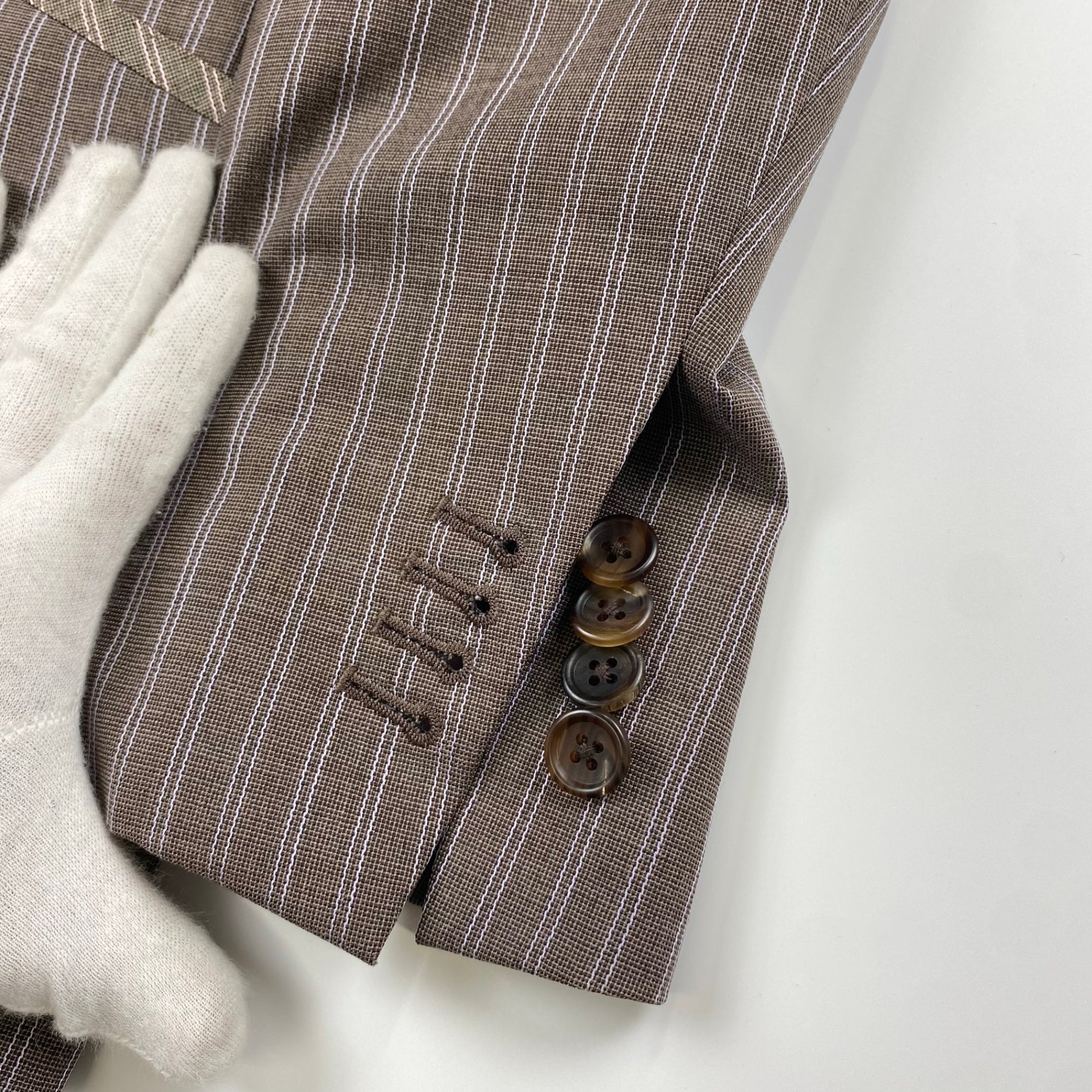 【スペシャル】Paul Smith COLLECTION ポールスミスコレクション / ウール×シルク デザインスーツ MK.134004 MD,2581 SIZE:L