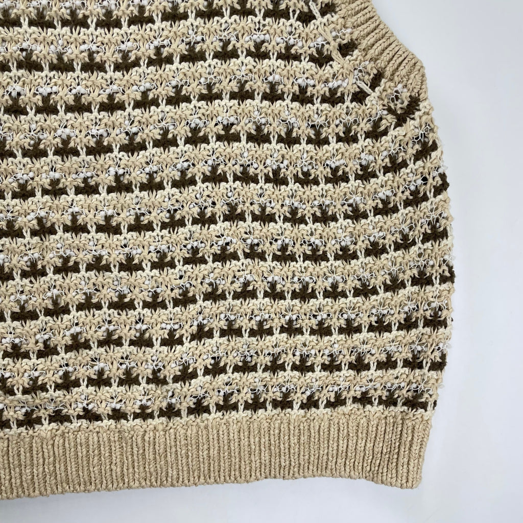 ROPE’ × COOHEM ロペ コーヘン / SUKASHI BORDER KNIT VEST 25SS 参考定価：25,000+tax SIZE:FREE