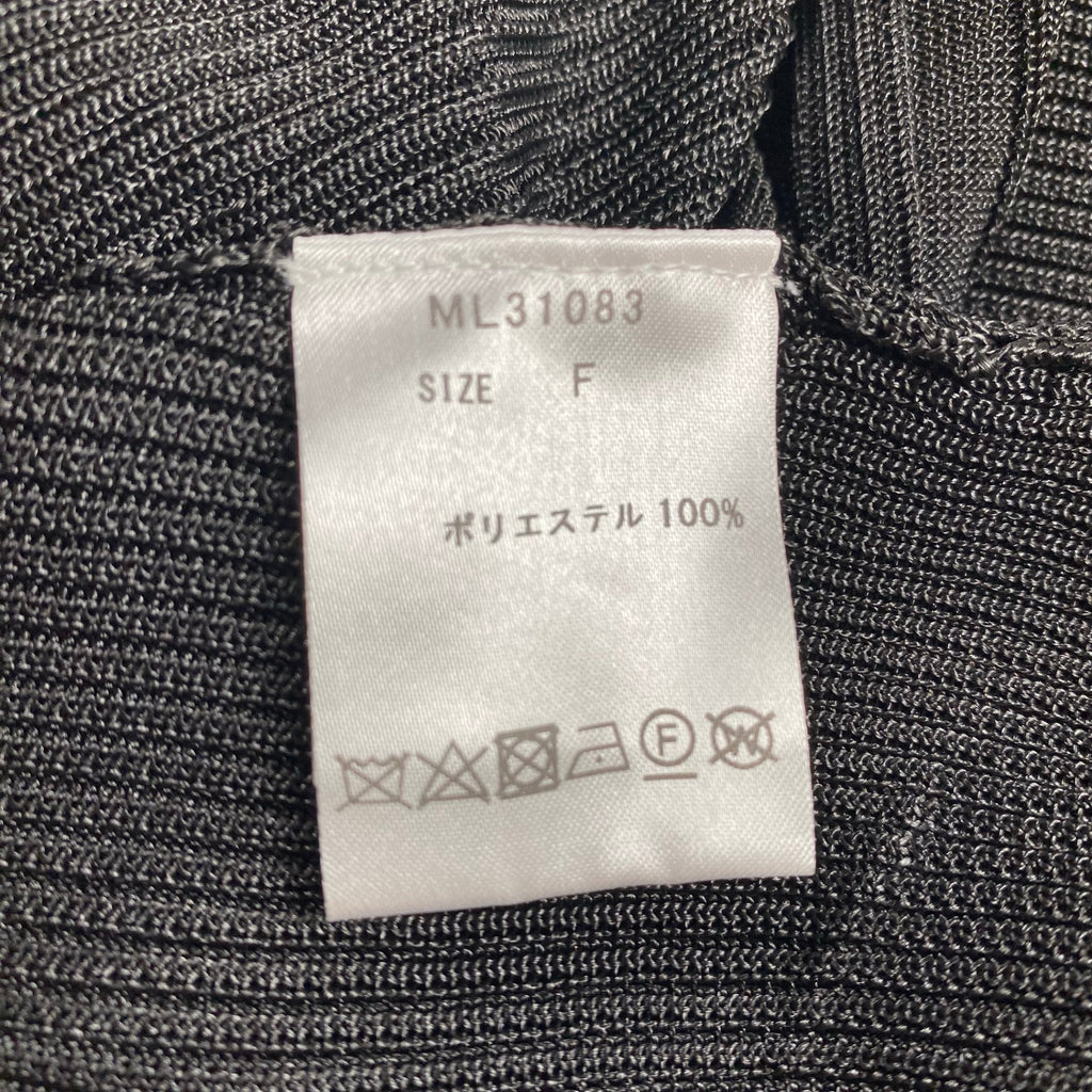 MELT THE LADY メルト ザ レディ / No-Sleeve cardigan カーディガン ベスト ブラック SIZE:FREE