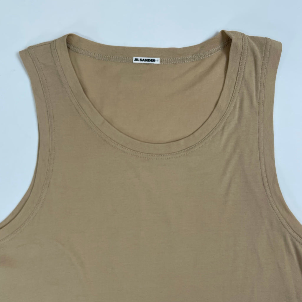 JIL SANDER + / ピュアコットンタンクトップ SIZE：M