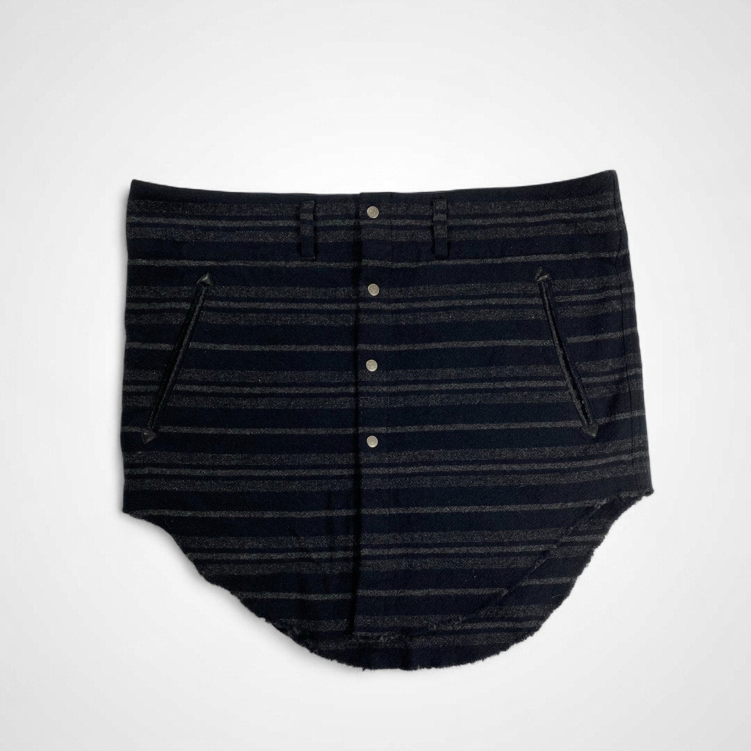 The Letters ザ レターズ / ボーダーラップスカート エプロン SIZE:FREE