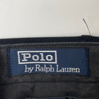 Polo by Ralph Lauren / ウール混ギャバジン スラックス ブラック SIZE:34