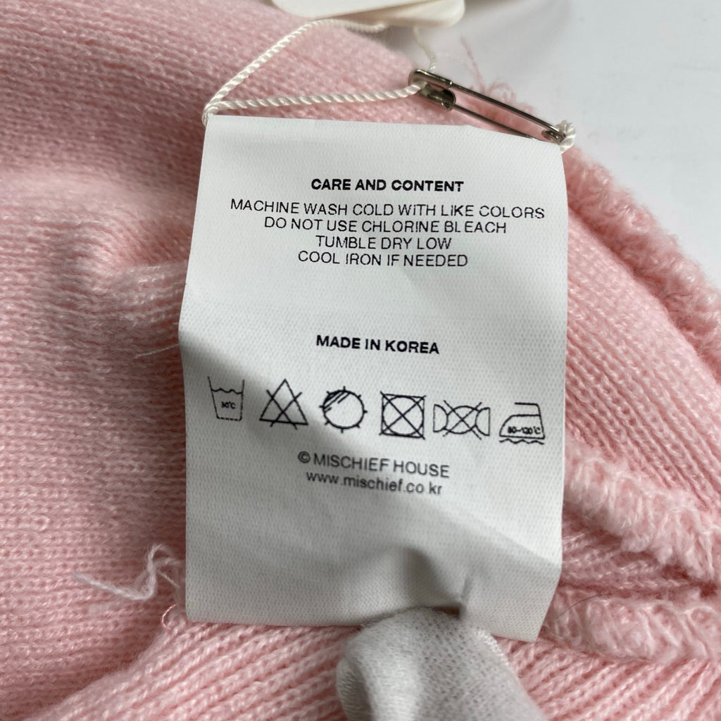 【未使用】 MSCHF ミスチーフ / ニット帽　ビーニー LIGHT PINK MADE IN KOREA
