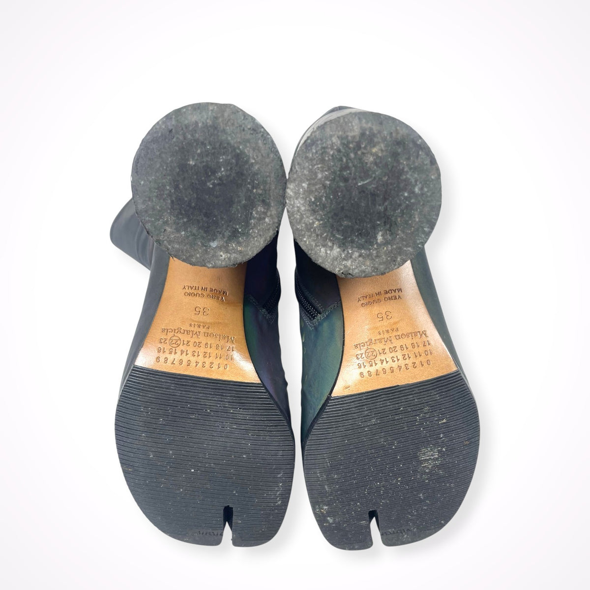 Maison Margiela 22 / Iridescent Tabi Ankle Boots ランウェイコレクション 箱付 参考定価：200,000程度 SIZE:35