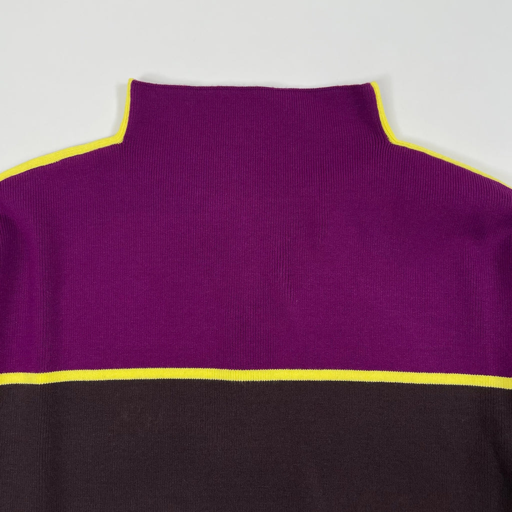 VICTORIA BECKHAM / ブロックカラーニット 参考定価：60,000程度 SIZE:L