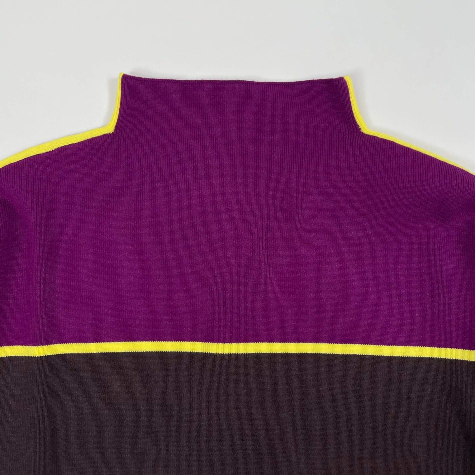 VICTORIA BECKHAM / ブロックカラーニット 参考定価：60,000程度 SIZE:L