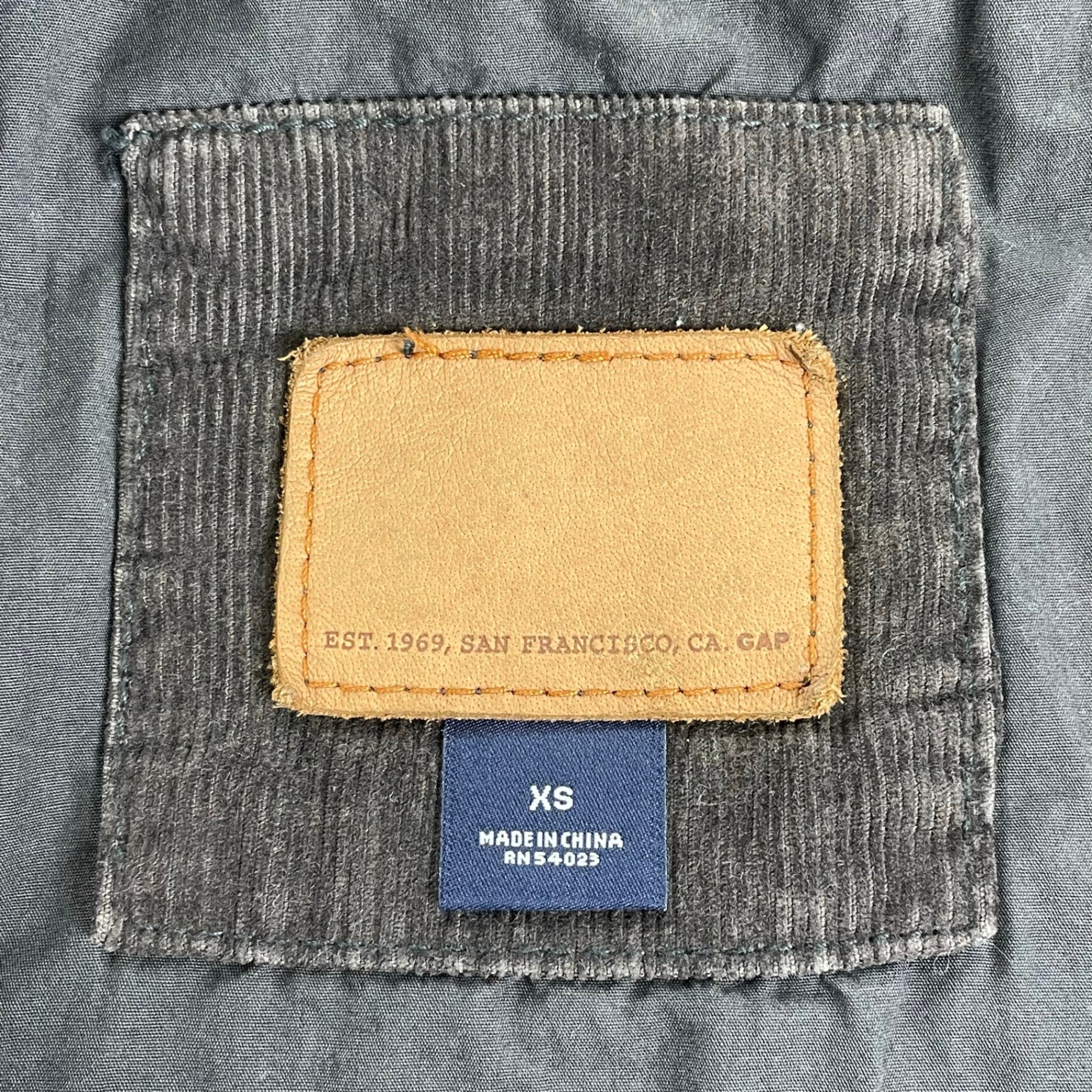 GAP ギャップ / コーデュロイブルゾン ヴィンテージ 多重ボタン ブラウン SIZE：XS