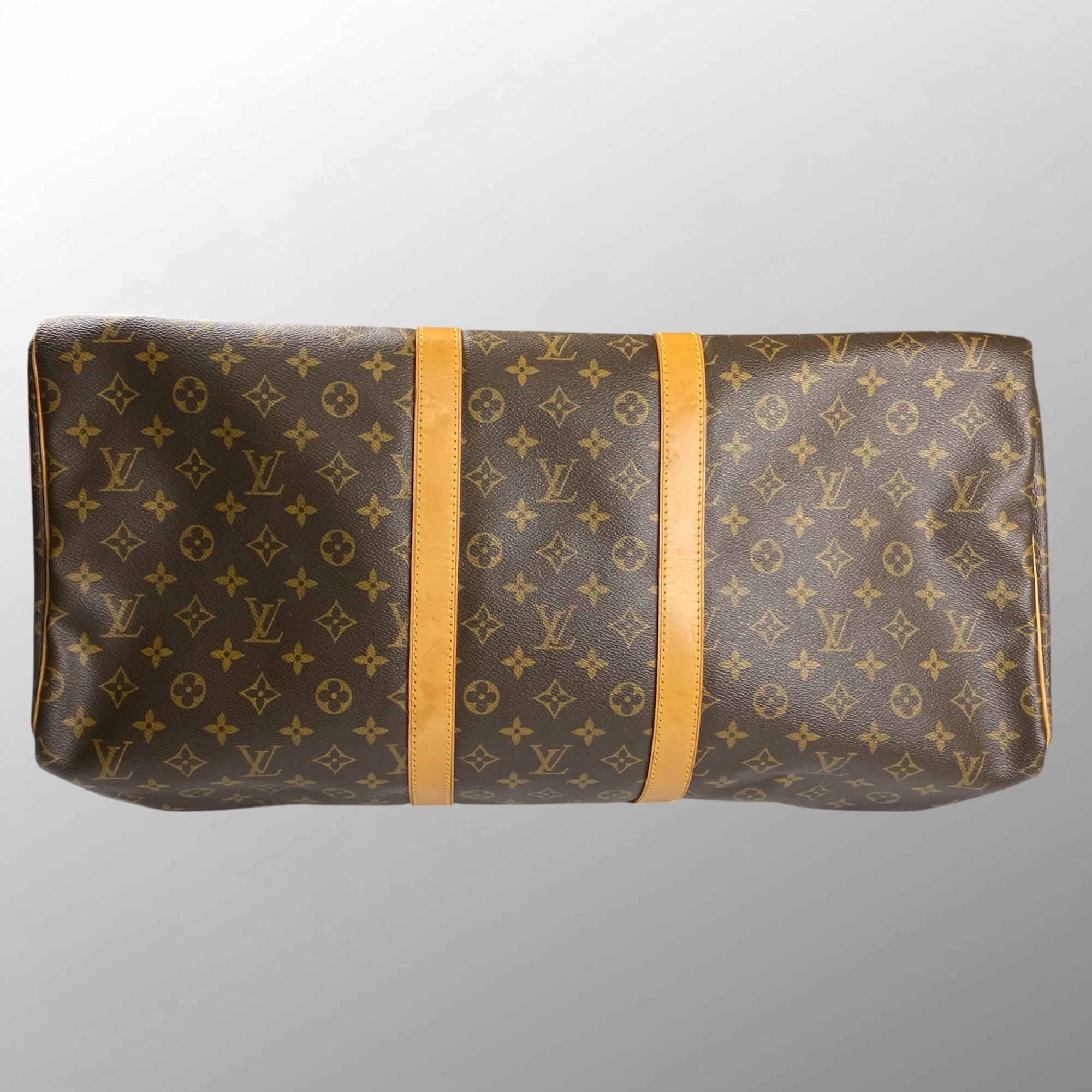 【鑑定済・美品】 LOUIS VUITTON ルイ ヴィトン / キーポル55 M41424 ボストンバッグ モノグラムキャンバス ブラウン 茶