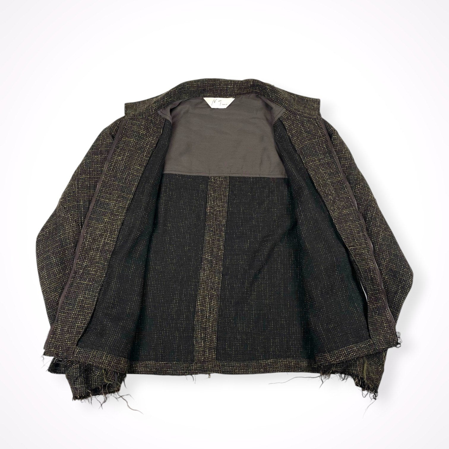 ANCELLM アンセルム / TWEED ZIP JACKET 参考定価：39,000+tax SIZE:2