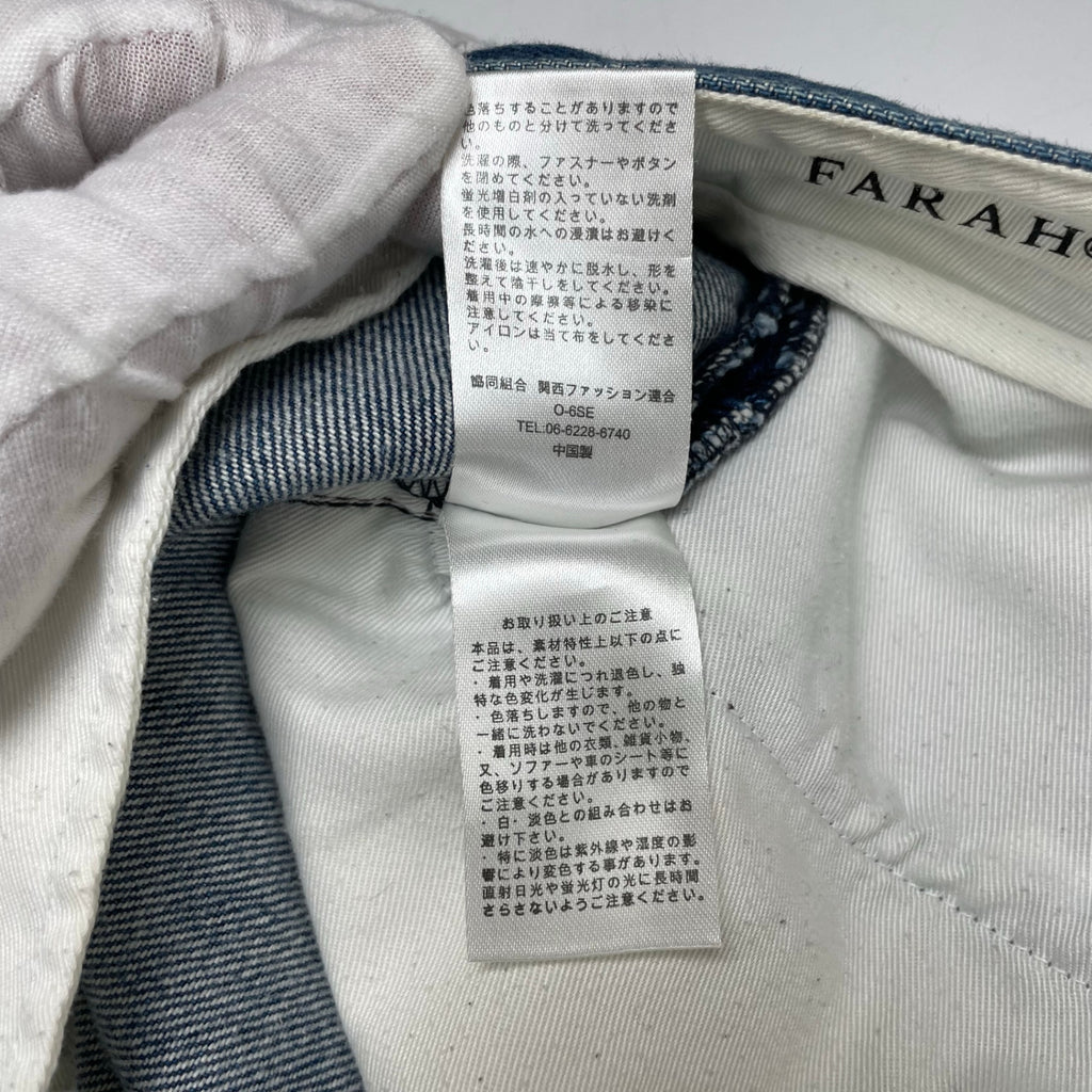 FARAH / 2タックワイドテーパード デニムパンツ 参考定価：18,000+tax SIZE：34