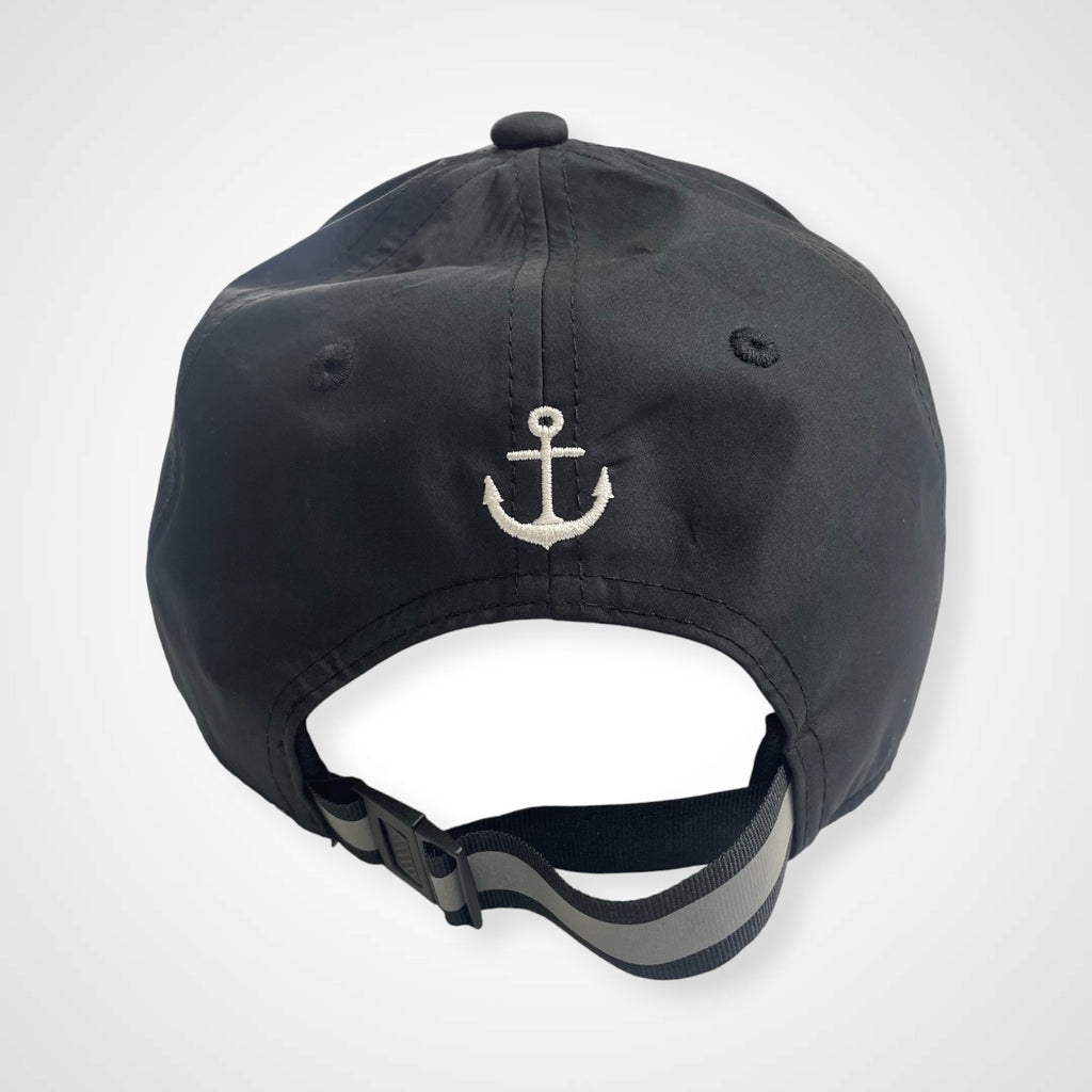 MUTA MARINE ムータ マリン / 刺繍ロゴキャップ ポイントロゴ ホワイト×ブラック 美品