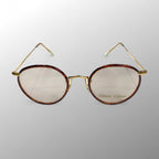 デッドストック 70s Hilton Classic / セル巻 パント型 デモレンズ入り 14K RG Chestnutカラー
