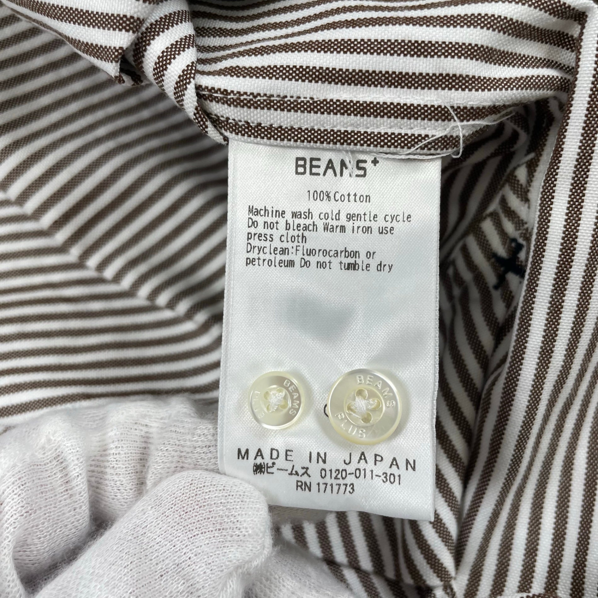 STUDIO NICHOLSON × BEAMS PLUS スタジオ ニコルソン ビームスプラス / LISA OXFORD SHIRT タグ付 参考定価：35,000+tax SIZE:M