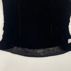 GIORGIO ARMANI / ベロアリュネビルブラウス 参考定価：350,000程度 SIZE:42