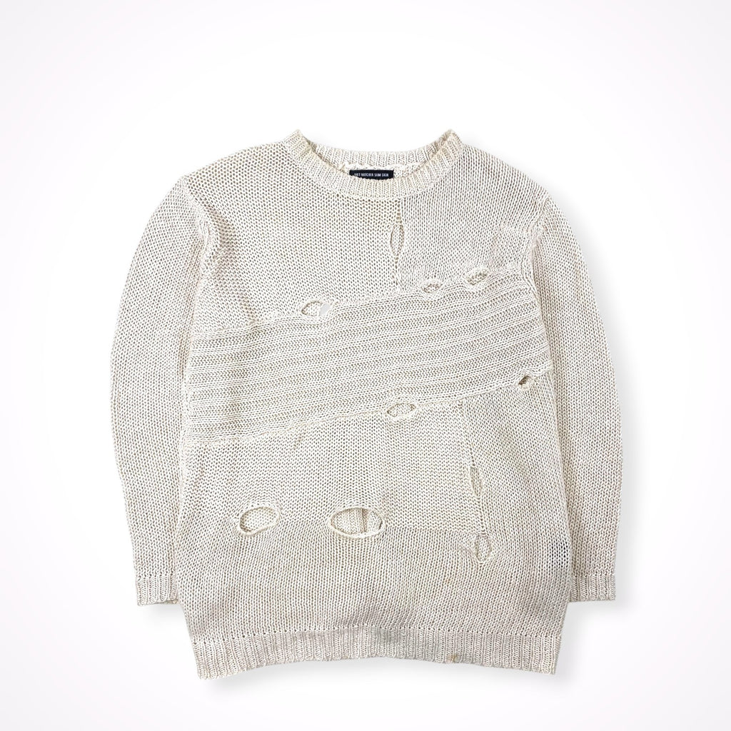 DIET BUTCHER SLIM SKIN / ブロークンニット 参考定価：35,000程度 SIZE:2