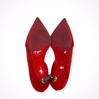 Christian Louboutin / メタルヒールスウェードパンプス 箱付 参考定価：120,000程度 SIZE:36